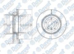 ARKA FREN DISKI TK BMW 5 SERISI E60 E61 03>06 3.0D 3.0I 4.0I 4.4I 4.8I HAVALANDIRMALI   ####