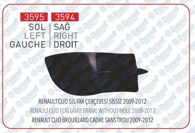SIS FAR CERCEVESI SISSIZ SOL RENAULT SYMBOL 05-08