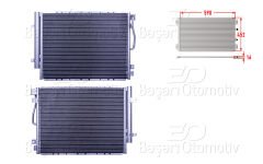 KLIMA RADYATORU 590X452X16 | KIA SORENTO 2.5CRDI 05> | WISCO