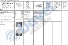MOTOR PISTON SEGMAN 80.50MM STD FIAT UNO TIPO PALIO 1.4