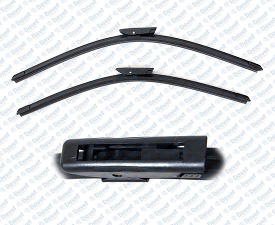 SILECEK SUPURGESI 580MM+530MM MUZ TIP BANANA TEFLONLU MERCEDES CITAN 12-> - KANGOO II 08-> - KANGOO EXPRESS 08->