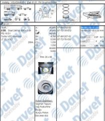 MOTOR SEGMAN 81.00MM VW CRAFTER AVR 2.5TDI 2 / 3