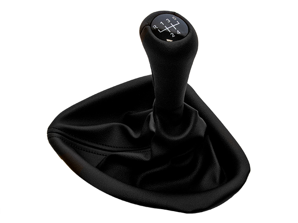 Topuzlu Vites Körüğü E39 -5 İleri- Man.Şanz; Siyah Suni Deri