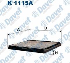 POLEN FILTRESI KARBONLU VOLVO S40 I 1.6 1.8 1.9 DI 2.0 T4 95-04 / V40 95-04