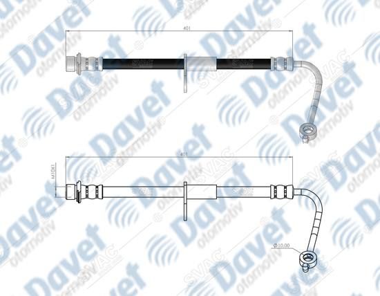 ON SAG FREN HORTUMU HILUX 4X2 06->   ####