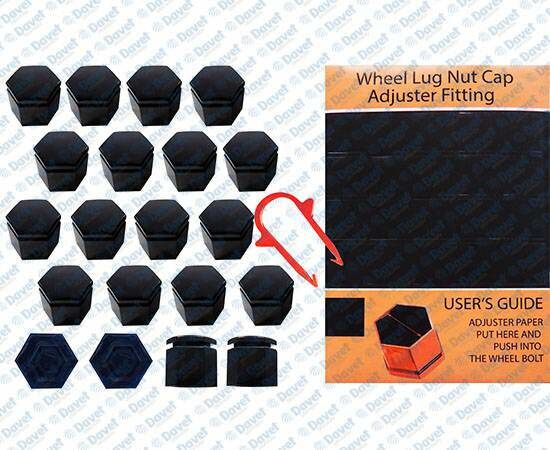 BIJON KAPAGI TAKIMI SIYAH Ø19 CIKARMA APARATI-SABITLEYICI STICKER UNIVERSAL