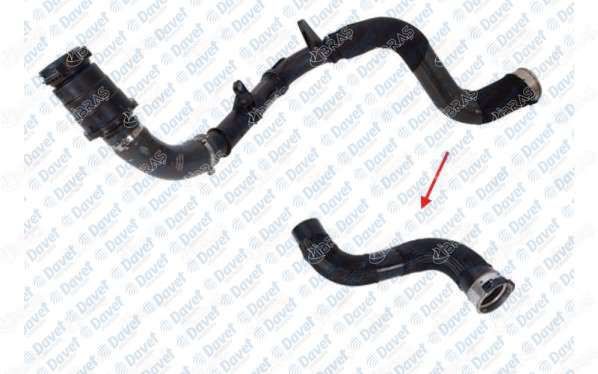 TURBO HORTUMU PLASTIK BORU HARIC BUYUK HORTUM RENAULT FLUENCE 1.6 DCI RENAULT GRAND SCENIC 1.6 DCI
