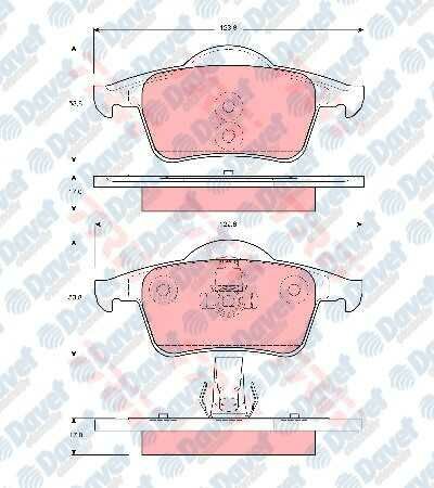 ARKA FREN BALATASI VOLVO S60 00-10 S80 98-06 V70 97-07 XC70 00-07 S70 97-00