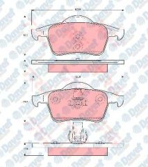 ARKA FREN BALATASI VOLVO S60 00-10 S80 98-06 V70 97-07 XC70 00-07 S70 97-00