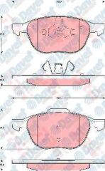 ON FREN BALATASI FOCUS II 04/> FOCUS II C MAX 04>07 C MAX 07/> FOCUS III 11/> 1.6ECO /1.6TDCI /1.8TDCI /2.0TDCI KUGA 2.0TDCI 07/> MAZDA III-MAZDA V - VOLVO C30-C70 II-S40 II-V50 03>