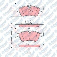 ON FREN BALATASI BMW E36 90-98 E46 98-05 E85 Z4 03> GDB1348 GDB1625