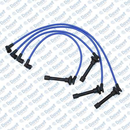 BUJI KABLOSU TAKIM MAVI SILIKON 7MM HONDA ACCORD IV 1.8-2.0-2.0I-2.2 LPG`LI ARACLARA OZEL