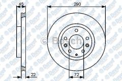 FREN DISKI ON 290mm MAZDA MX-5 07.2005-