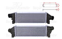 TURBO RADYATORU (INTERCOOLER) 400X127X72 | FORD TRANSIT2.0 DI 00 > | WISCO