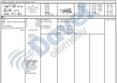 MOTOR SEGMAN 92.50MM 0.50 FARK PEUGEOT BOXER JUMPER DJ5T 2.5 TURBO 12V 3X1.75X3.5   ####