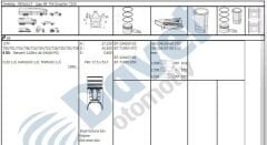 MOTOR SEGMAN 69.00MM 0.50 RENAULT KANGOO CLIO TWINGO 1.2I D7F