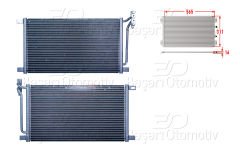KLIMA RADYATORU 565X311X16 | BMW 3 SERISI E46 97-06. X3 E83 03-10 DIZEL | WISCO