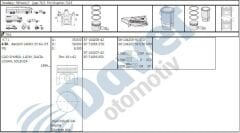 MOTOR PISTON  SEGMAN 79.50MM 050 RENAULT CLIO MEGANE SYMBOL DACIA SANDERO LOGAN 1.4 8V K7J