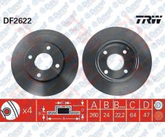 ON FREN DISKI AYNASI MONDEO II / III 92>00 SCORPIO 94>98 COUGAR 98>001.6 16V/1.8 / 2.0I 16V HAVA SOGUTMALI