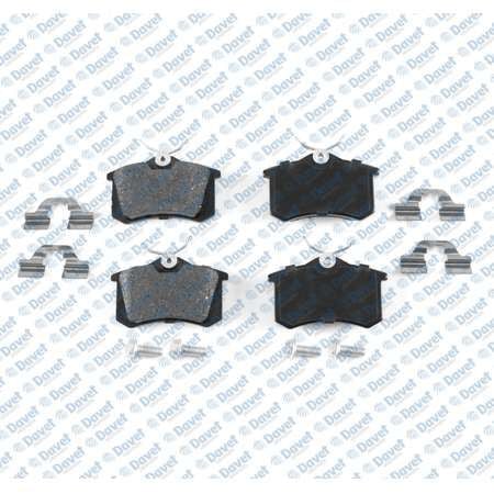 FREN BALATASI ARKA WVA 20961 PASSAT GOLF IV BORA POLO  87-96 FLUENCE MEGANE 17.1mm AKSESUARLI FISSIZ