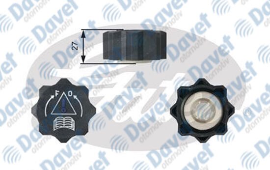 YEDEK SU DEPO KAPAGI CITROEN C3 C4 C5 C ELYSEE BERLINGO 1.6 HDI 03-
