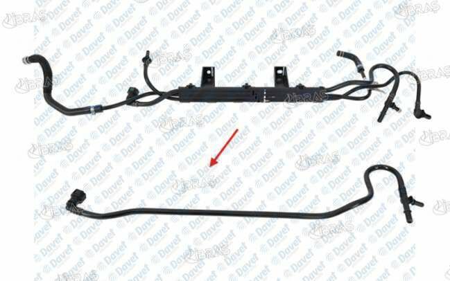 YAKIT HORTUMU FIAT DOBLO 1.3 MULTIJET BRAKET HARIC