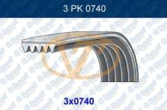GMB 3PK740 - KANALLI KAYIS KANGOO-CLIO-TWINGO 1.2 D7F