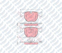 ON FREN BALATASI BMW E39 520I 520D 530 535 540  96-5.04 X5 E53 3.0I 4.4 3.0D 00>X3 E83 3.0SD 35D 06>