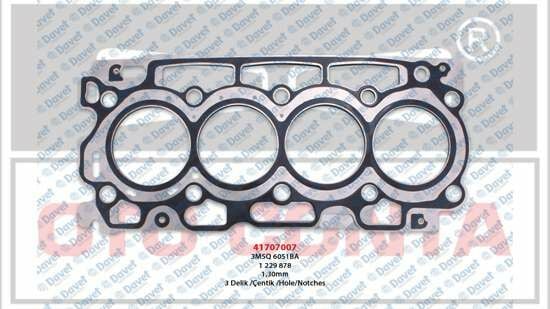 SILINDIR KAPAK CONTASI P206-P207-P307-P308-P3008-P3008-P5008-P407-C4-BERLINGOII-III-PARTNERII-III-C3I-II-III-C4 PICASSO-C4B7 DS4-DS3 DV61.6HDI 16VFOCUS-S40 1.6TDCI C3 DV4TED41.4HDI 16V 3 CENTIK 1.30MM