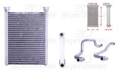 KALORIFER RADYATORU BORULU BRAZING 148X210 MM | RENAULT FLUENCE 1.5 DCI 1.6 DCI MEGANE 3 1.2 1.4 TCE 1.5 DCI 1.6 16V 1.9 DCI 2.0 DCI FIAT TALENTO 1.6 D OPEL VIVARO 1.6 CDTI 08 > | WISCO