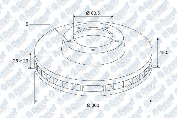 FREN DISKI ON  FOCUS II 04--> 2.0TDCI/i - C-MAX 03-07 1.6TDCI-1.6i-1.8TDCI-1.8i-2.0TDCI-2.0i ET   ####