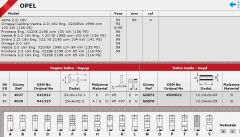 SİBOP TAKIMI 4037 4038 IN-8 EX-8 VECTRA-B 2.0İ 16V (X20XEV)