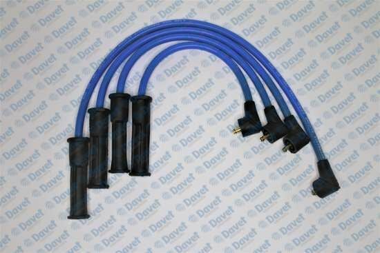 BUJI KABLOSU TAKIM MAVI SILIKON 7MM CLIO SYMBOL 1.4IE - KANGOO 1.4IE 99-> LPG`LI ARACLARA OZEL