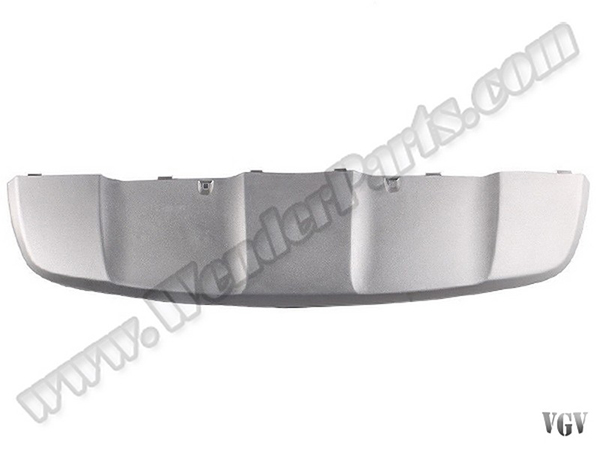 Tampon Spoyleri X6:E71 Arka Alt; Mat-Alüminyum