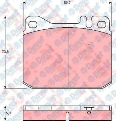 ON FREN BALATASI MERCEDES W114 107-W116-W123 TUM MODELLER