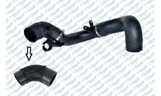 TURBO HORTUMU DUCATO III - JUMPER - BOXER 2.2 JTD {PLASTIK BORU HARIC OK ILE GOSTERILEN KUCUK HORTUM}