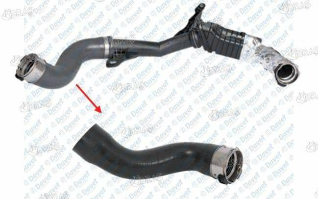TURBO HORTUMU PLASTIK PARCA HARIC DOKKER - LODGY -LOGAN II / SANDERO II -DUSTER- CLIO IV 1.5 DCI