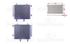 KLIMA RADYATORU 410X362X16 | PEUGEOT 107. CITROEN C1. TOYOTA AYGO | WISCO