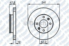 FREN DISKI ON 240.8MM GETZ 02->