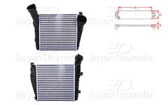 TURBO RADYATORU (INTERCOOLER) 286X292X50 | VW TOUAREG Q7 3.0TDI BUG 04 > | WISCO