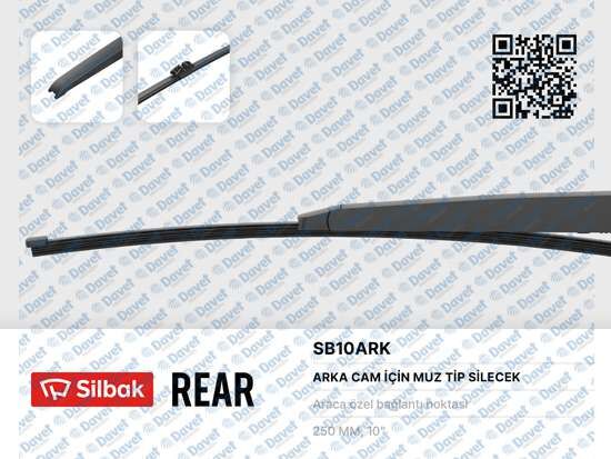 SILECEK SUPURGESI 250MM ARKA MUZ TIPI C5 TOURER 02/08-> CLIO IV 09/12->