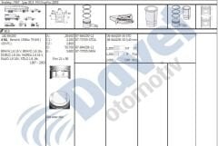 MOTOR PISTON SEGMAN 80.50MM STD FIAT DOBLO PALIOP BRAVO BRAVA MAREA 1.6 16V 02-