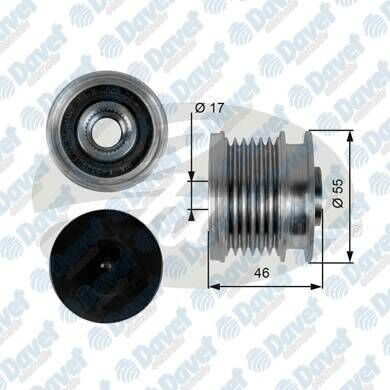 ALTERNATOR KASNAGI SPRINTER 06-> W204 C180-200-220 2.2CRDI 07->