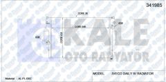 SU RADYATORU IVECO DAILY III / IV 35C12 V. 35C12 V/P. 35S12 V. 35S12 V/P 06-> AL/PL/BRZ MANUEL