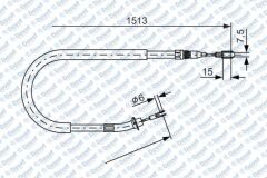 FREN HALATI ARKA MERCEDES SPRINTER B901>B904 . VW LT 28-35-46