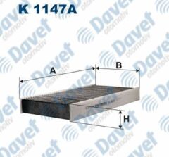 POLEN FILTRESI KARBONLU 407-C5 II-C6 04/04>