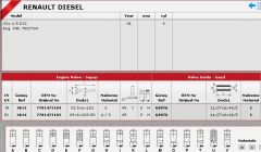 SİBOP TAKIMI 4613 4614 IN 4 EX 4 CLIO KANGO MEGANE 1.5 DCİ K9K