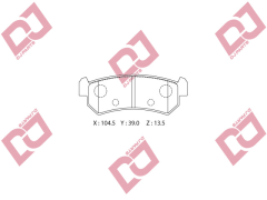 ARKA DISK BALATA CHEVROLET LACETTI (05-), NUBIRA (05-)