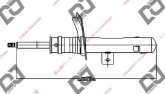 AMORTISOR ON SAG CITROEN BERLINGO (02-08) / PEUGEOT 206 (98-), PARTNER (02-08)