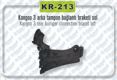 ARKA TAMPON BAGLANTI BRAKETI SOL KANGOO III   ####
